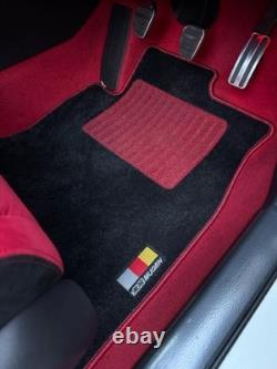 MUGEN For Honda 2022- Civic Type-R FL5 Floor Mat Sports Mat Black x Red JDM RHD
