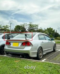 MUGEN GT STYLE REAR TRUNK WING SPOILER painted FOR HONDA CIVIC 8th silver NH-700