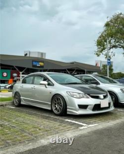 MUGEN GT STYLE REAR TRUNK WING SPOILER painted FOR HONDA CIVIC 8th silver NH-700
