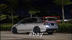 MUGEN GT STYLE REAR TRUNK WING SPOILER painted FOR HONDA CIVIC 8th silver NH-700