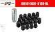 Mugen Honda Civic Fk8 Type-r Wheel Nut & Lock Nut Set Black 5h 08181-xg8-k1s0-bl