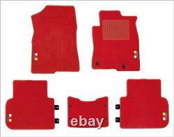 MUGEN Honda FL5 Civic Type R Floor Mats Red CIVIC TYPE R 2022 -9 08P15XNRK0S0RR