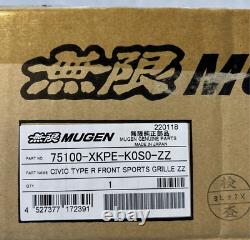 MUGEN Honda Genuine CIVIC TYPE-R FD2 Front Grille Unpainted 75100-XKPE-K0S0-ZZ