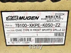 MUGEN Honda Genuine CIVIC TYPE-R FD2 Front Grille Unpainted 75100-XKPE-K0S0-ZZ