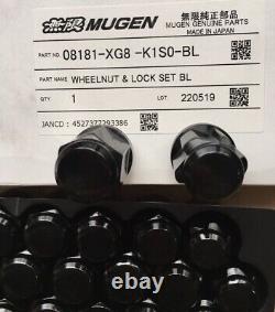 MUGEN OEM Honda Civic FK8 Type-R Wheel Nut & Lock Nut Set 5H 08181-XG8-K1S0-BL