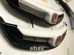 MUGEN OEM Honda Civic Type R FD2 Front Grill Black White Genuine used