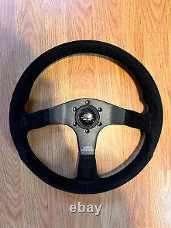 MUGEN POWER HONDA Steering Wheel MOMO Buckskin 350mm GENUINE Civic TypeR