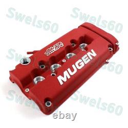 MUGEN Racing Rocker Valve Cover for Honda Civic B16 B17 B18 VTEC B18C GSR Red