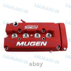 MUGEN Racing Rocker Valve Cover for Honda Civic B16 B17 B18 VTEC B18C GSR Red