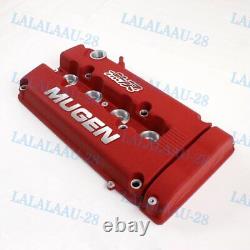 MUGEN Racing Rocker Valve Cover for Honda Civic B16 B17 B18 VTEC B18C GSR Red