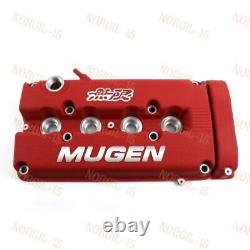 MUGEN Racing Rocker Valve Red Cover for Honda Civic B16 B17 B18 VTEC B18C GSR