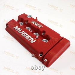 MUGEN Racing Rocker Valve Red Cover for Honda Civic B16 B17 B18 VTEC B18C GSR