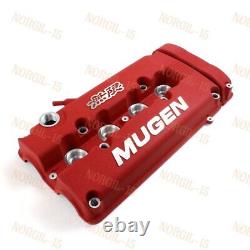 MUGEN Racing Rocker Valve Red Cover for Honda Civic B16 B17 B18 VTEC B18C GSR