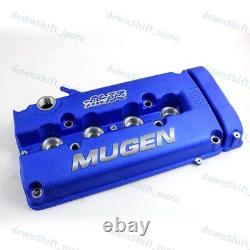 MUGEN Style Engine Valve Cover Blue For Honda Civic B16 B17 B18 VTEC B18C DOHC