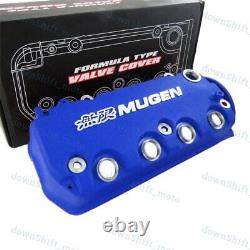 MUGEN Style Racing Engine Valve Cover Blue For Honda Civic D16Y8 D16Y7 VTEC SOHC