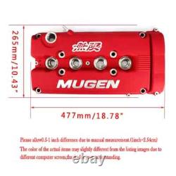 MUGEN Style Racing Engine Valve Cover For Honda/Acura B16 B17 B18 VTEC B18C GSR