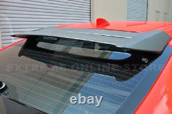 MUGEN Style Rear Roof Wing Spoiler BLACK Emblem For 16-21 Honda Civic Hatchback