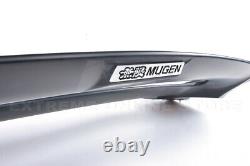 MUGEN Style Rear Roof Wing Spoiler BLACK Emblem For 16-Up Honda Civic Hatchback