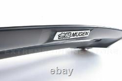 MUGEN Style Rear Roof Wing Spoiler For 16-Up Honda Civic Hatchback Black Emblem