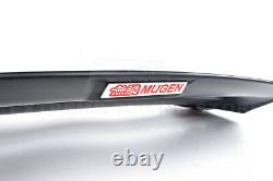 MUGEN Style Rear Roof Wing Spoiler & RED Emblem For 16-21 Honda Civic Hatchback