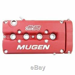 MUGEN Style Red Rocker Engine Valve Cover For B16A B17A B18C Engine VTEC