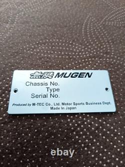MUGEN Tag Number ID Honda Racing Acura City CR-X Integra Prelude Civic Accord