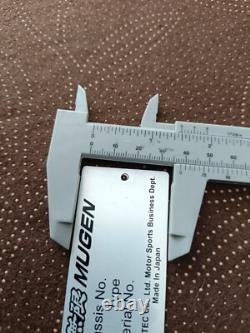 MUGEN Tag Number ID Honda Racing Acura City CR-X Integra Prelude Civic Accord