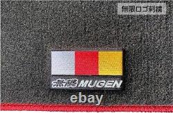 MUGEN genuine HONDA CIVIC FK8 22/09- SPORTS BLACK RED 5 Floor Mats FULL set OEM