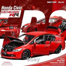 Motorhelix 1 18 Honda Civic Type (FD2) MUGEN RR Milano Red M85415