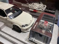 Motorhelix 1/18 Honda Civic Type R (EK9) Mugen Limited (Championship White)