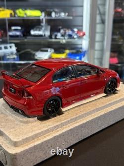 Motorhelix 1/18 Honda Civic Type R (FD2) Mugen RR (Milano Red)