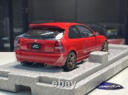 Motorhelix 1/18 honda civic type R Ek9 Mugen Red