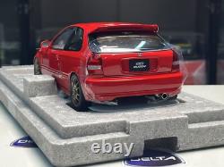 Motorhelix 1/18 honda civic type R Ek9 Mugen Red