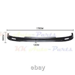 Mug Style Carbon Fiber Front Bumper Lip Spoiler 99-00 For Honda Civic EK 2D 4D