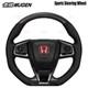 Mugen 78501-xncf-k1s0-r Carbon Steering Wheel Usdm Honda Civic Ctr Fc1 Fk7 Fk8