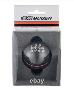 Mugen Carbon Shift Knob Red 54102-XLT-K2S0-RD for Honda Civic S660 JDM Genuine
