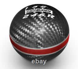Mugen Carbon Shift Knob Red 54102-XLT-K2S0-RD for Honda Civic S660 JDM Genuine