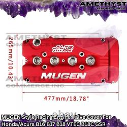 Mugen Engine Valve Cover for Honda Civic Integra Type R Twin Cam Engine Racing