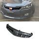 Mugen Front Center Mesh For Honda Civic 8th Fd2 Grille Grill Trim Carbon Fiber