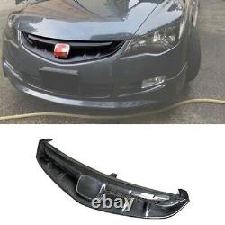 Mugen Front Center Mesh For Honda Civic 8th FD2 Grille Grill Trim Carbon Fiber