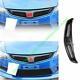 Mugen Front Upper Bumper Mesh Grill Grille For Honda Civic Type-r Carbon Fiber