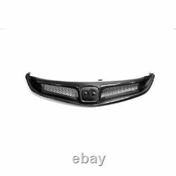 Mugen Front Upper Bumper Mesh Grill Grille For Honda Civic Type-R Carbon Fiber