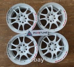 Mugen MF10L 15x6.5 +45 4x100 Honda Civic EG6 EG9 EF8 Regamaster SW388 CRX Mugen MF10L 15x6.5 +45 4x100 Honda Civic EG6 EG9 EF8 Regamaster SW388 CRX