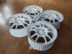 Mugen MF10L 15x6.5 +45 4x100 Honda Civic EG6 EG9 EF8 Regamaster SW388 CRX Mugen MF10L 15x6.5 +45 4x100 Honda Civic EG6 EG9 EF8 Regamaster SW388 CRX