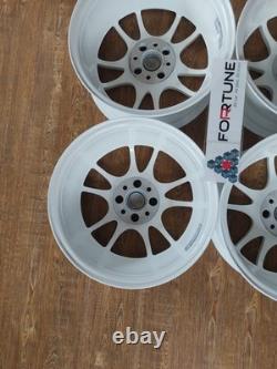 Mugen MF10L 15x6.5 +45 4x100 Honda Civic EG6 EG9 EF8 Regamaster SW388 CRX Mugen MF10L 15x6.5 +45 4x100 Honda Civic EG6 EG9 EF8 Regamaster SW388 CRX
