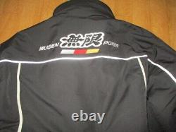 Mugen Power Honda Windbreaker Jacket Black L size Civic Type R Accord NSX S2000