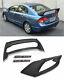 Mugen Rr Style Abs Plastic Rear Spoiler With Black Emblems For 06-11 Civic Sedan