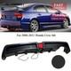 Mugen Rr Style Rear Bumper Diffuser For 06-11 Civic 4dr Sedan With Led Light