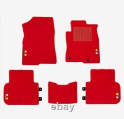Mugen Sports Floor Mat Set, Red Honda Civic Type R FL5 (RHD) Set of 5