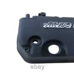 Mugen Styl Rocker Racing Engine Valve Cover For Honda Civic D16Y8 D16Z6 Black